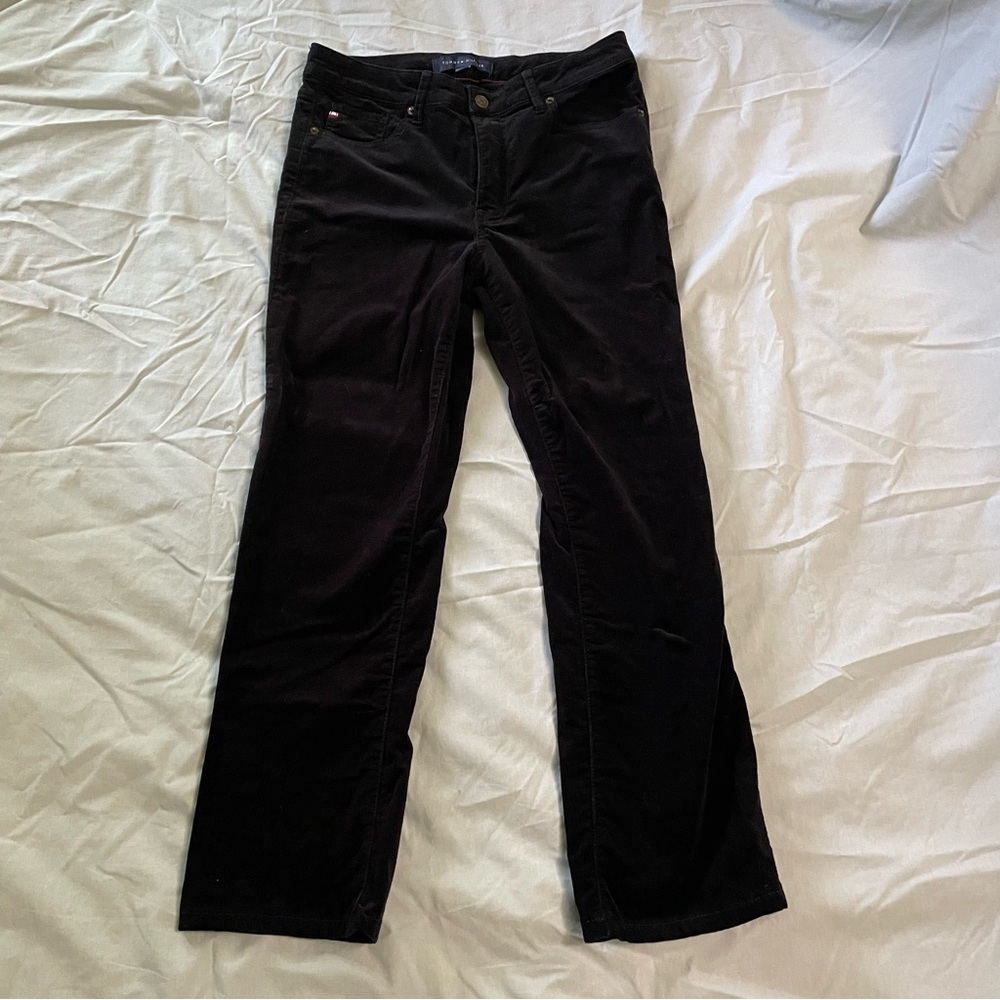 VINTAGE Ralph Lauren black velvet pants